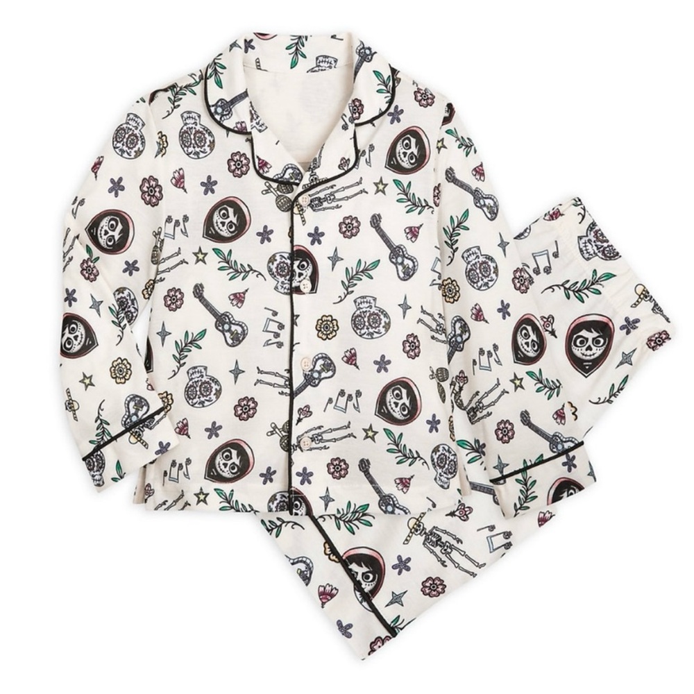 Disney White and Black Coco Pajama Set